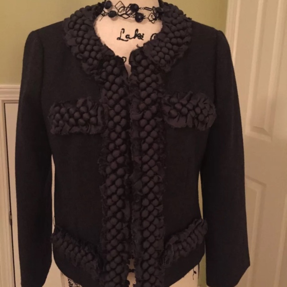 J.Crew gray wool thick lined S jacket fabulous!!!